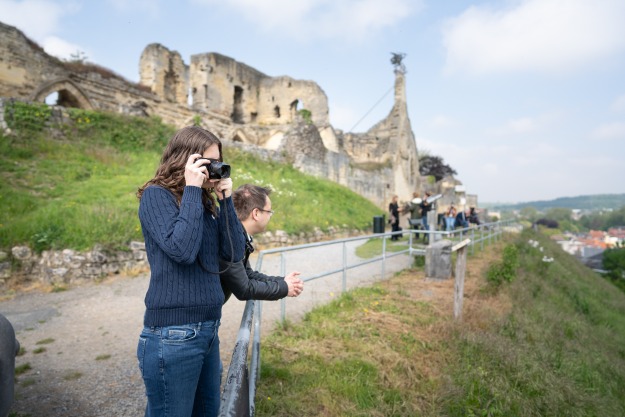 Uitzicht vanaf Kasteelruïne Valkenburg